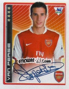 Sticker Robin van Persie - Premier League Inglese 2006-2007 n. 25 - Merlin