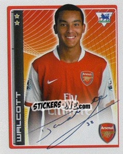 Sticker Theo Walcott - Premier League Inglese 2006-2007 n. 27 - Merlin