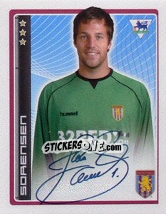 Sticker Thomas Sorensen - Premier League Inglese 2006-2007 - Merlin