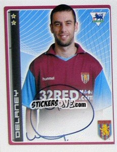 Figurina Mark Delaney - Premier League Inglese 2006-2007 - Merlin