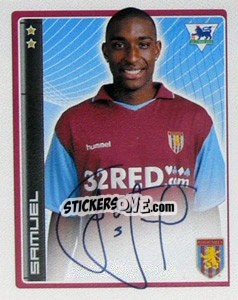 Sticker Jlloyd Samuel - Premier League Inglese 2006-2007 n. 35 - Merlin