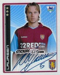 Sticker Martin Laursen - Premier League Inglese 2006-2007 - Merlin