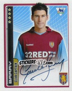 Sticker Gareth Barry (Club Captain) - Premier League Inglese 2006-2007 n. 41 - Merlin