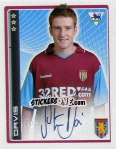 Sticker Steven Davis - Premier League Inglese 2006-2007 - Merlin