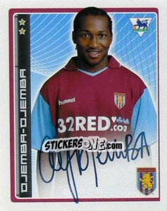 Figurina Eric Djemba-Djemba - Premier League Inglese 2006-2007 n. 45 - Merlin