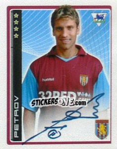Figurina Stiliyan Petrov - Premier League Inglese 2006-2007 - Merlin