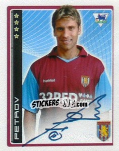 Sticker Stiliyan Petrov - Premier League Inglese 2006-2007 n. 48 - Merlin