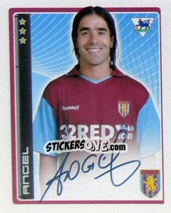 Sticker Juan Pablo Angel - Premier League Inglese 2006-2007 - Merlin