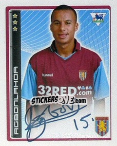 Sticker Gabriel Agbonlahor - Premier League Inglese 2006-2007 - Merlin