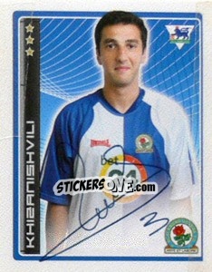 Sticker Zurab Khizanishvili - Premier League Inglese 2006-2007 - Merlin