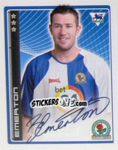 Sticker Brett Emerton - Premier League Inglese 2006-2007 n. 67 - Merlin