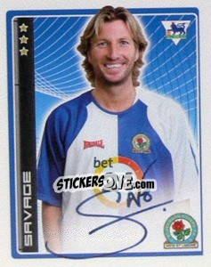 Sticker Robbie Savage - Premier League Inglese 2006-2007 - Merlin