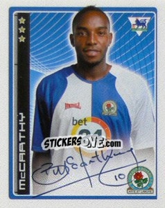 Sticker Benni McCarthy - Premier League Inglese 2006-2007 n. 73 - Merlin