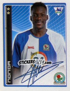 Sticker Shabani Nonda - Premier League Inglese 2006-2007 n. 77 - Merlin