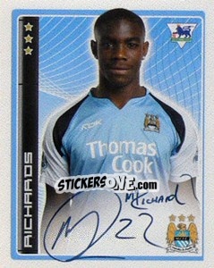 Figurina Micah Richards - Premier League Inglese 2006-2007 n. 234 - Merlin