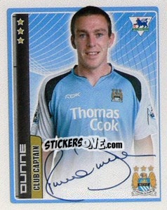 Sticker Dunne (Captain) - Premier League Inglese 2006-2007 - Merlin