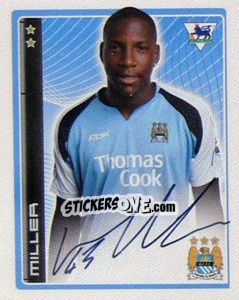 Figurina Miller - Premier League Inglese 2006-2007 - Merlin