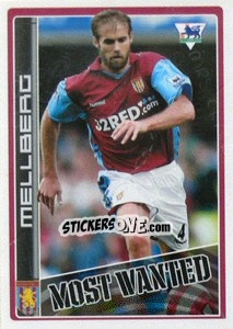 Sticker Olof Mellberg (Aston Villa) - Premier League Inglese 2006-2007 n. 254 - Merlin