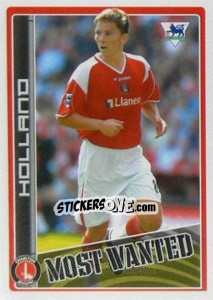 Figurina Matt Holland (Charlton Athletic) - Premier League Inglese 2006-2007 - Merlin