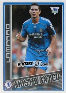 Sticker Frank Lampard (Chelsea) - Premier League Inglese 2006-2007 n. 258 - Merlin