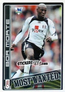 Sticker Luis Boa Morte (Fulham) - Premier League Inglese 2006-2007 n. 260 - Merlin