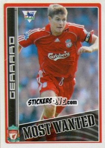 Sticker Steven Gerrard (Liverpool) - Premier League Inglese 2006-2007 n. 261 - Merlin
