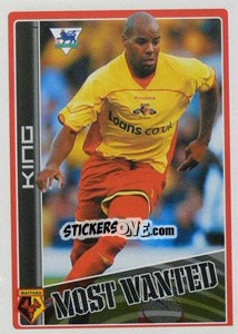 Sticker Marlon King (Watford) - Premier League Inglese 2006-2007 n. 270 - Merlin
