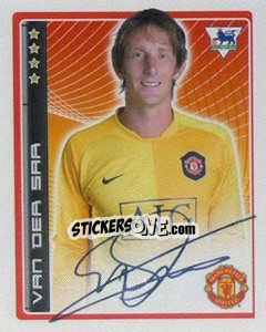 Figurina Edwin van der Sar - Premier League Inglese 2006-2007 - Merlin