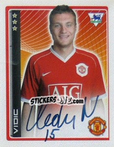 Sticker Nemanja Vidic - Premier League Inglese 2006-2007 n. 284 - Merlin