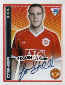 Sticker John O'Shea - Premier League Inglese 2006-2007 - Merlin