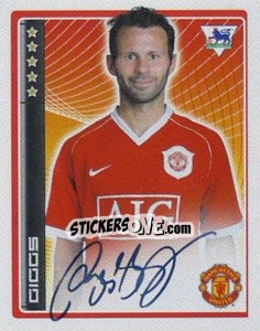 Sticker Ryan Giggs - Premier League Inglese 2006-2007 - Merlin