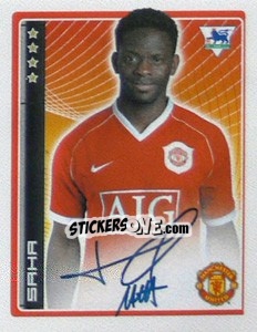 Sticker Louis Saha - Premier League Inglese 2006-2007 - Merlin