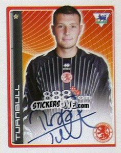 Sticker Turnbull - Premier League Inglese 2006-2007 n. 303 - Merlin