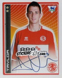 Sticker Taylor - Premier League Inglese 2006-2007 - Merlin