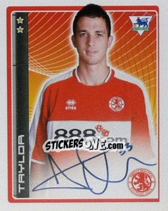 Cromo Taylor - Premier League Inglese 2006-2007 n. 311 - Merlin