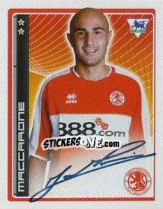 Sticker Maccarone - Premier League Inglese 2006-2007 n. 322 - Merlin