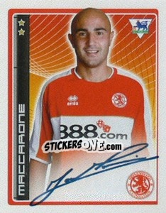 Cromo Maccarone - Premier League Inglese 2006-2007 - Merlin