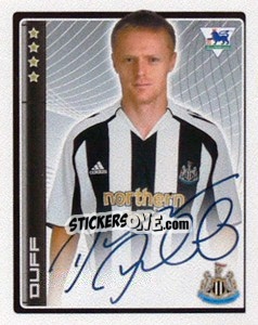 Cromo Damien Duff - Premier League Inglese 2006-2007 - Merlin