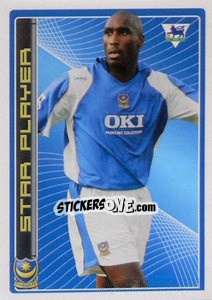 Cromo Sol Campbell (Star Player) - Premier League Inglese 2006-2007 - Merlin