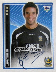 Sticker David James - Premier League Inglese 2006-2007 n. 352 - Merlin