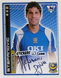Sticker Dejan Stefanovic (Captain) - Premier League Inglese 2006-2007 n. 355 - Merlin
