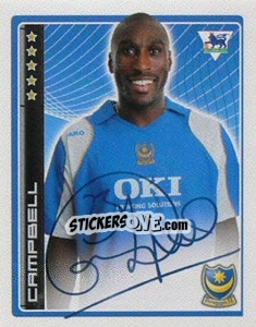 Figurina Sol Campbell - Premier League Inglese 2006-2007 - Merlin