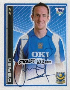 Sticker Andrew O'Brien - Premier League Inglese 2006-2007 n. 358 - Merlin