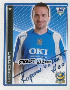 Sticker Koroman - Premier League Inglese 2006-2007 n. 363 - Merlin