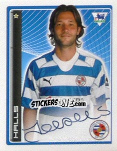 Figurina Halls - Premier League Inglese 2006-2007 n. 382 - Merlin