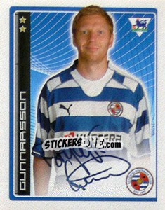 Sticker Gunnarsson - Premier League Inglese 2006-2007 n. 386 - Merlin