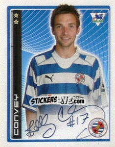 Sticker Konvey - Premier League Inglese 2006-2007 - Merlin