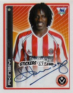 Sticker Akinbiyi - Premier League Inglese 2006-2007 n. 418 - Merlin
