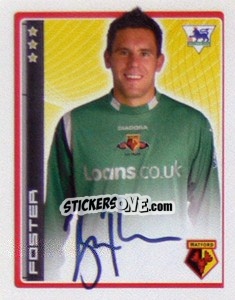 Figurina Ben Foster - Premier League Inglese 2006-2007 - Merlin