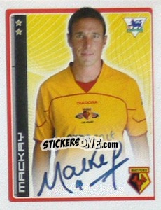 Figurina Malky Mackay - Premier League Inglese 2006-2007 - Merlin